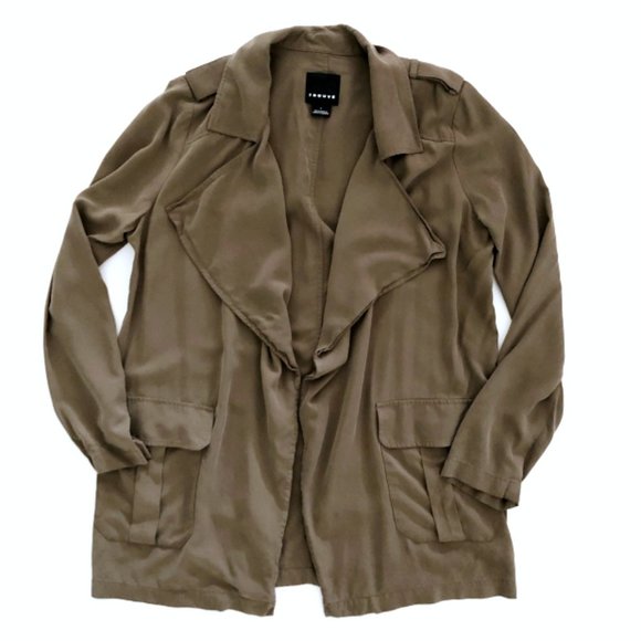 Trouve Sweaters - TROUVE Women's Open Front Duster Long Cardigan